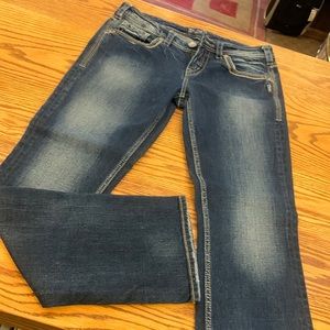 Womens Aiko silver denim jeans!